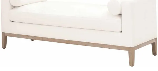 Essentials for Living 6700.LPPRL/NG Keaton Upholstered Bench in LiveSmart Peyton Pearl Natural Gray Oak Essentials for Living 6700.LPPRL/NG Keaton Upholstered Bench in LiveSmart Peyton Pearl Natural Gray Oak