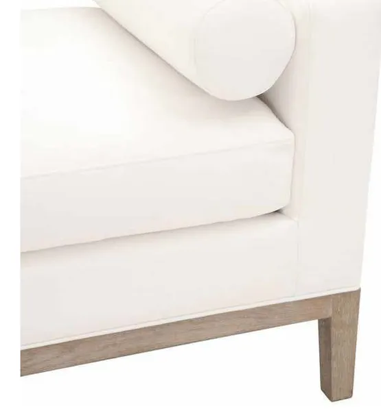 Essentials for Living 6700.LPPRL/NG Keaton Upholstered Bench in LiveSmart Peyton Pearl Natural Gray Oak Essentials for Living 6700.LPPRL/NG Keaton Upholstered Bench in LiveSmart Peyton Pearl Natural Gray Oak