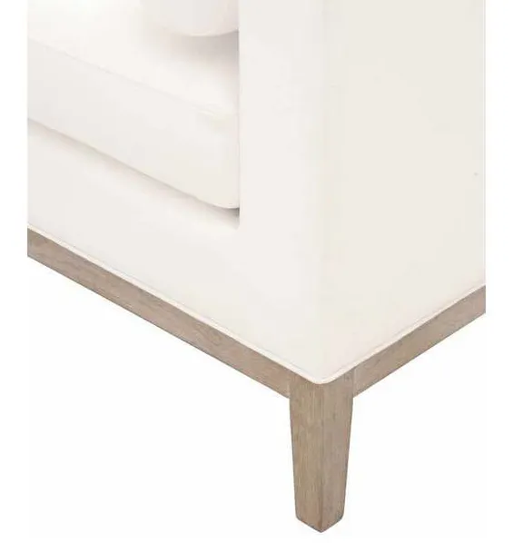 Essentials for Living 6700.LPPRL/NG Keaton Upholstered Bench in LiveSmart Peyton Pearl Natural Gray Oak Essentials for Living 6700.LPPRL/NG Keaton Upholstered Bench in LiveSmart Peyton Pearl Natural Gray Oak