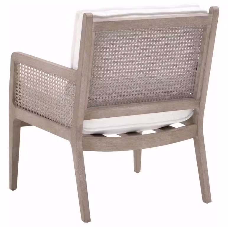 Essentials For Living 6649.LPPRL/NG Leone Club Chair in LiveSmart Peyton Pearl Natural Gray Oak Cane Essentials For Living 6649.LPPRL/NG Leone Club Chair in LiveSmart Peyton Pearl Natural Gray Oak Cane
