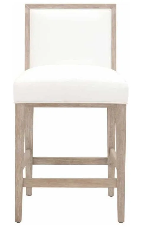 Essentials For Living 6008CS.NG/LPPRL Martin Counter Stool in LiveSmart Peyton Pearl Natural Gray Essentials For Living 6008CS.NG/LPPRL Martin Counter Stool in LiveSmart Peyton Pearl Natural Gray