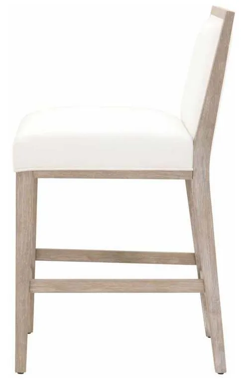 Essentials For Living 6008CS.NG/LPPRL Martin Counter Stool in LiveSmart Peyton Pearl Natural Gray Essentials For Living 6008CS.NG/LPPRL Martin Counter Stool in LiveSmart Peyton Pearl Natural Gray