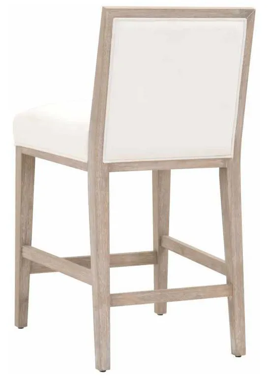 Essentials For Living 6008CS.NG/LPPRL Martin Counter Stool in LiveSmart Peyton Pearl Natural Gray Essentials For Living 6008CS.NG/LPPRL Martin Counter Stool in LiveSmart Peyton Pearl Natural Gray