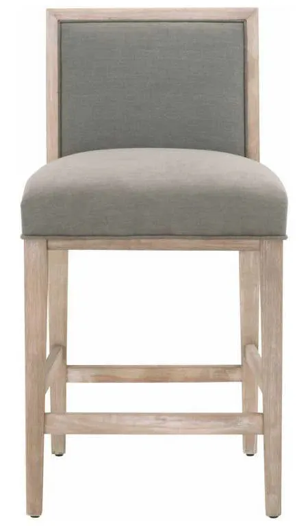 Essentials For Living 6008CS.NG/LPSLA Martin Counter Stool in LiveSmart Peyton Slate Natural Gray Essentials For Living 6008CS.NG/LPSLA Martin Counter Stool in LiveSmart Peyton Slate Natural Gray