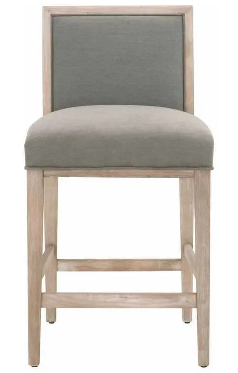 Essentials For Living 6008CS.NG/LPSLA Martin Counter Stool in LiveSmart Peyton Slate Natural Gray Essentials For Living 6008CS.NG/LPSLA Martin Counter Stool in LiveSmart Peyton Slate Natural Gray