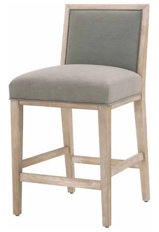 Essentials For Living 6008CS.NG/LPSLA Martin Counter Stool in LiveSmart Peyton Slate Natural Gray Essentials For Living 6008CS.NG/LPSLA Martin Counter Stool in LiveSmart Peyton Slate Natural Gray
