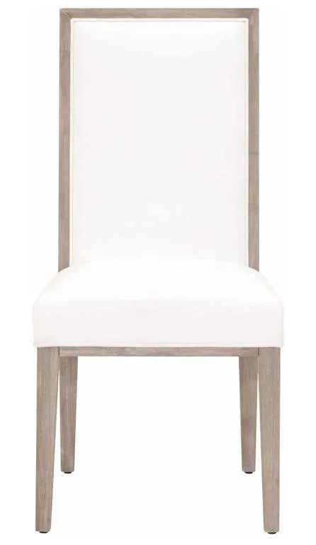 Essentials For Living 6008.NG/LPPRL Martin Dining Chair in LiveSmart Peyton Pearl Natural Gray Essentials For Living 6008.NG/LPPRL Martin Dining Chair in LiveSmart Peyton Pearl Natural Gray