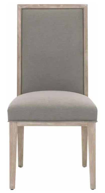 Essentials For Living 6008.NG/LPSLA Martin Dining Chair in LiveSmart Peyton Slate Natural Gray Essentials For Living 6008.NG/LPSLA Martin Dining Chair in LiveSmart Peyton Slate Natural Gray