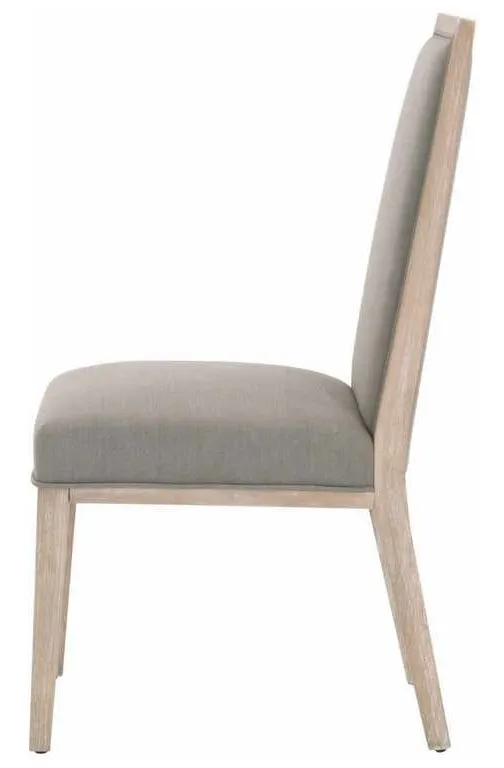 Essentials For Living 6008.NG/LPSLA Martin Dining Chair in LiveSmart Peyton Slate Natural Gray Essentials For Living 6008.NG/LPSLA Martin Dining Chair in LiveSmart Peyton Slate Natural Gray
