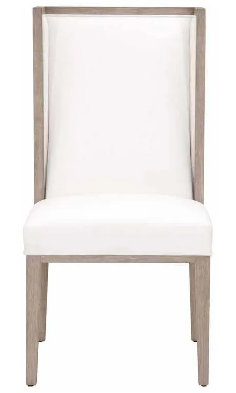 Essentials For Living 6009.NG/LPPRL Martin Wing Chair in LiveSmart Peyton Pearl Natural Gray Essentials For Living 6009.NG/LPPRL Martin Wing Chair in LiveSmart Peyton Pearl Natural Gray