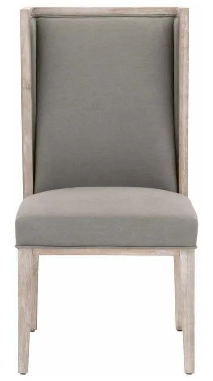 Essentials For Living 6009.NG/LPSLA Martin Wing Chair in LiveSmart Peyton Slate Natural Gray Essentials For Living 6009.NG/LPSLA Martin Wing Chair in LiveSmart Peyton Slate Natural Gray