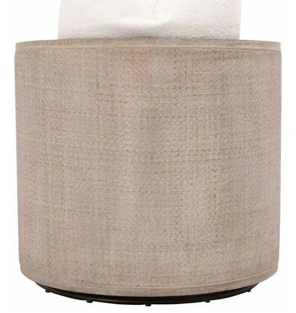Essentials for Living 6643.BOU-SNO/NG McGuire Swivel Club Chair in Performance Boucle Snow Natural Gray Oak and Cane Essentials for Living 6643.BOU-SNO/NG McGuire Swivel Club Chair in Performance Boucle Snow Natural Gray Oak and Cane