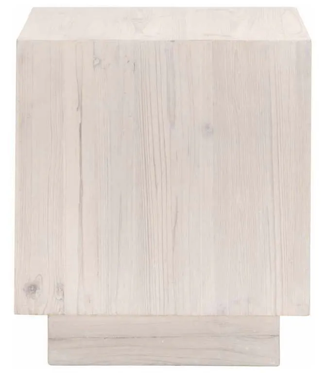 Essentials for Living 8096.WW-PNE Montauk End Table in White Wash Pine Essentials for Living 8096.WW-PNE Montauk End Table in White Wash Pine