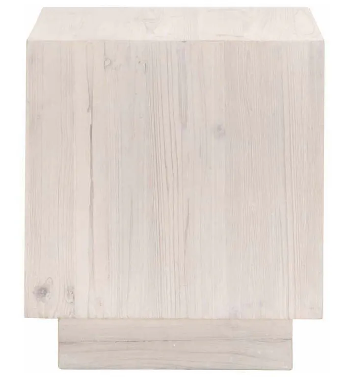 Essentials for Living 8096.WW-PNE Montauk End Table in White Wash Pine Essentials for Living 8096.WW-PNE Montauk End Table in White Wash Pine