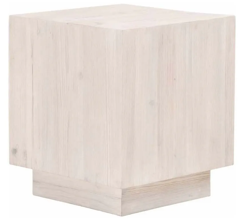 Essentials for Living 8096.WW-PNE Montauk End Table in White Wash Pine Essentials for Living 8096.WW-PNE Montauk End Table in White Wash Pine
