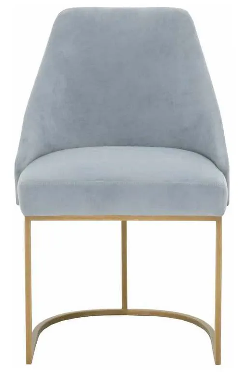 Essentials For Living 6011.COA-BGLD Parissa Dining Chair in Coastal Velvet Brushed Gold Essentials For Living 6011.COA-BGLD Parissa Dining Chair in Coastal Velvet Brushed Gold