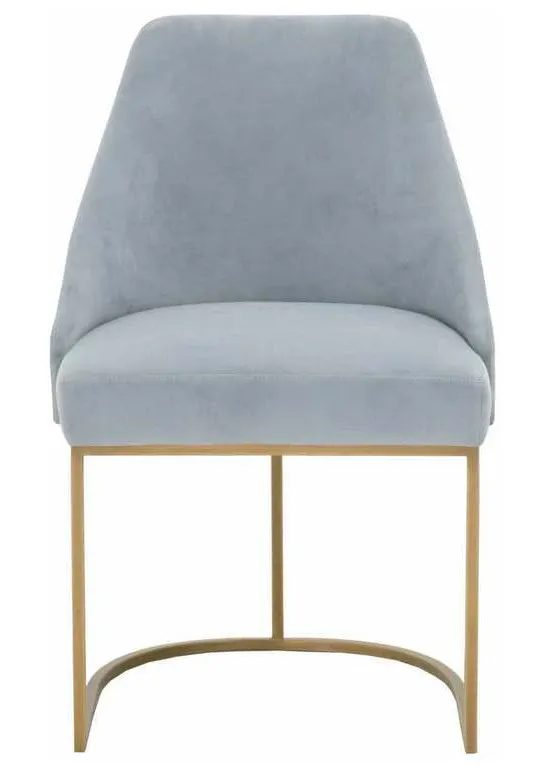 Essentials For Living 6011.COA-BGLD Parissa Dining Chair in Coastal Velvet Brushed Gold Essentials For Living 6011.COA-BGLD Parissa Dining Chair in Coastal Velvet Brushed Gold