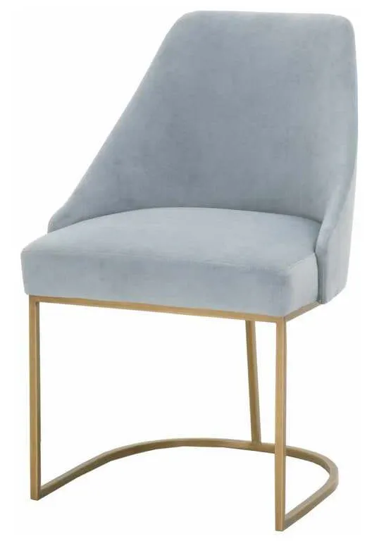 Essentials For Living 6011.COA-BGLD Parissa Dining Chair in Coastal Velvet Brushed Gold Essentials For Living 6011.COA-BGLD Parissa Dining Chair in Coastal Velvet Brushed Gold