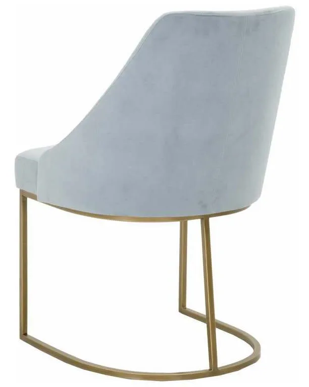 Essentials For Living 6011.COA-BGLD Parissa Dining Chair in Coastal Velvet Brushed Gold Essentials For Living 6011.COA-BGLD Parissa Dining Chair in Coastal Velvet Brushed Gold