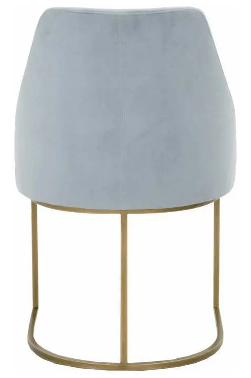 Essentials For Living 6011.COA-BGLD Parissa Dining Chair in Coastal Velvet Brushed Gold Essentials For Living 6011.COA-BGLD Parissa Dining Chair in Coastal Velvet Brushed Gold