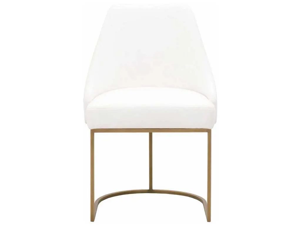 Essentials For Living 6011.LPPRL-BGLD  Parissa Dining Chair in LiveSmart Peyton Pearl Brushed Gold