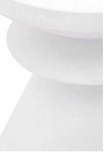 Essentials For Living 4612.IVO Pawn Accent Table in Ivory Concrete Essentials For Living 4612.IVO Pawn Accent Table in Ivory Concrete