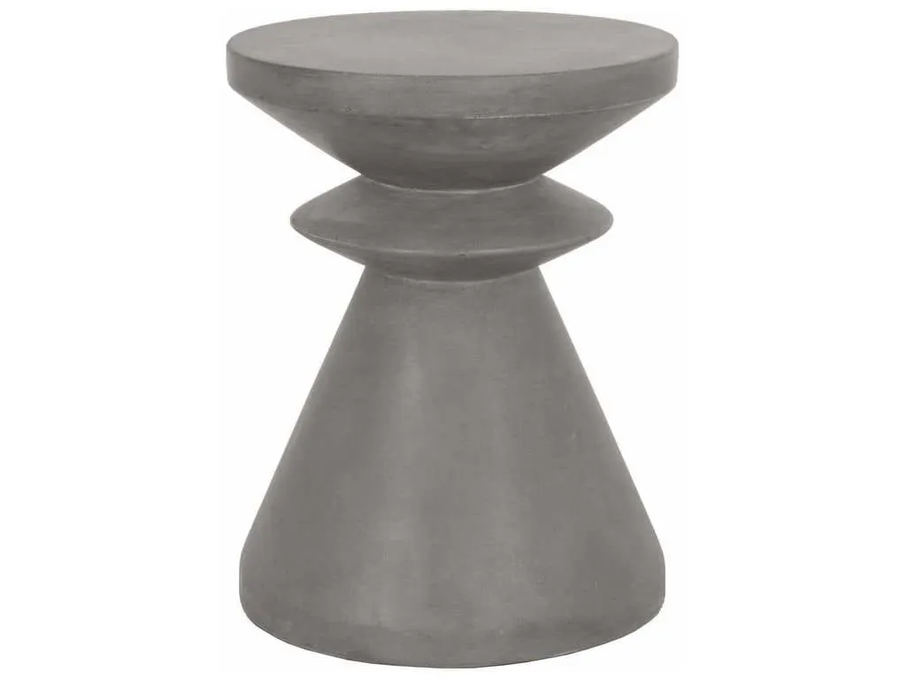 Essentials For Living 4612.SLA-GRY  Pawn Accent Table in Slate Gray Concrete