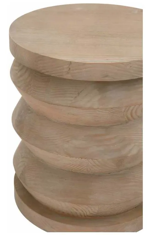 Essentials for Living 8029.SGRY-PNE Pier Accent Table in Smoke Gray Pine Essentials for Living 8029.SGRY-PNE Pier Accent Table in Smoke Gray Pine