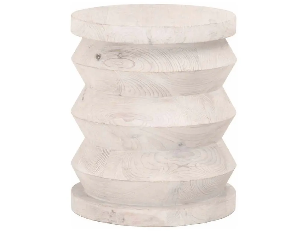 Essentials for Living 8029.WW-PNE  Pier Accent Table in White Wash Pine