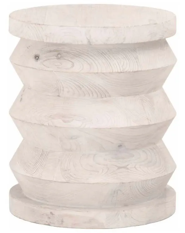 Essentials for Living 8029.WW-PNE Pier Accent Table in White Wash Pine Essentials for Living 8029.WW-PNE Pier Accent Table in White Wash Pine
