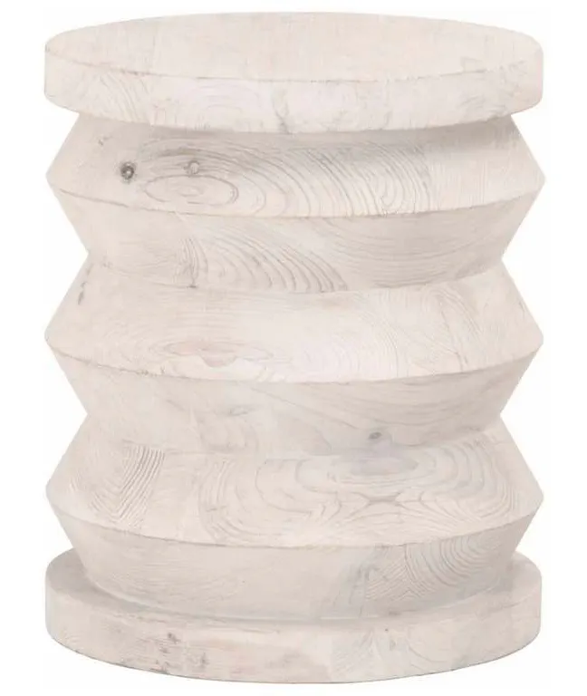 Essentials for Living 8029.WW-PNE Pier Accent Table in White Wash Pine Essentials for Living 8029.WW-PNE Pier Accent Table in White Wash Pine
