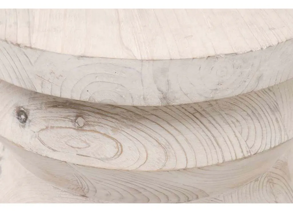 Essentials for Living 8029.WW-PNE Pier Accent Table in White Wash Pine Essentials for Living 8029.WW-PNE Pier Accent Table in White Wash Pine