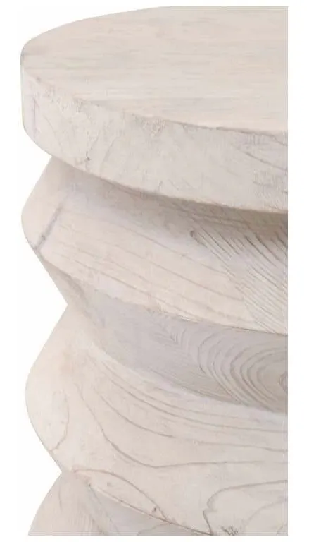 Essentials for Living 8029.WW-PNE Pier Accent Table in White Wash Pine Essentials for Living 8029.WW-PNE Pier Accent Table in White Wash Pine