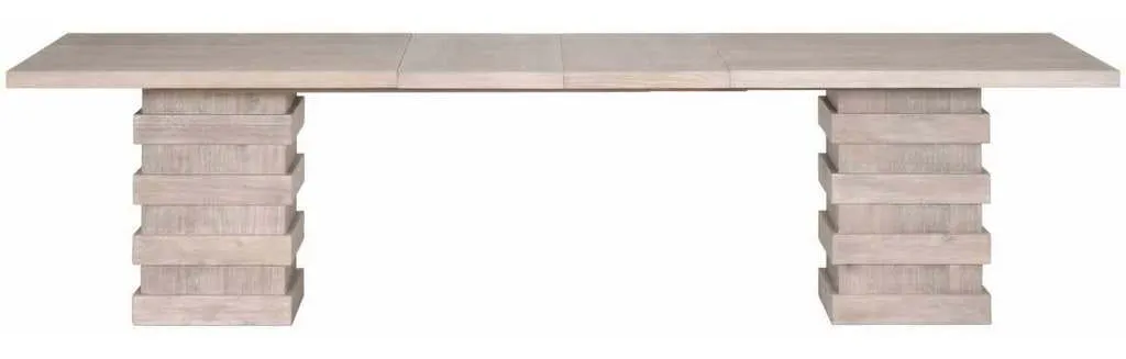 Essentials For Living 6089.NG Plaza Extension Dining Table in Natural Gray Acacia Essentials For Living 6089.NG Plaza Extension Dining Table in Natural Gray Acacia
