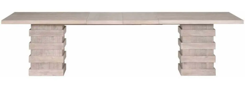 Essentials For Living 6089.NG Plaza Extension Dining Table in Natural Gray Acacia Essentials For Living 6089.NG Plaza Extension Dining Table in Natural Gray Acacia
