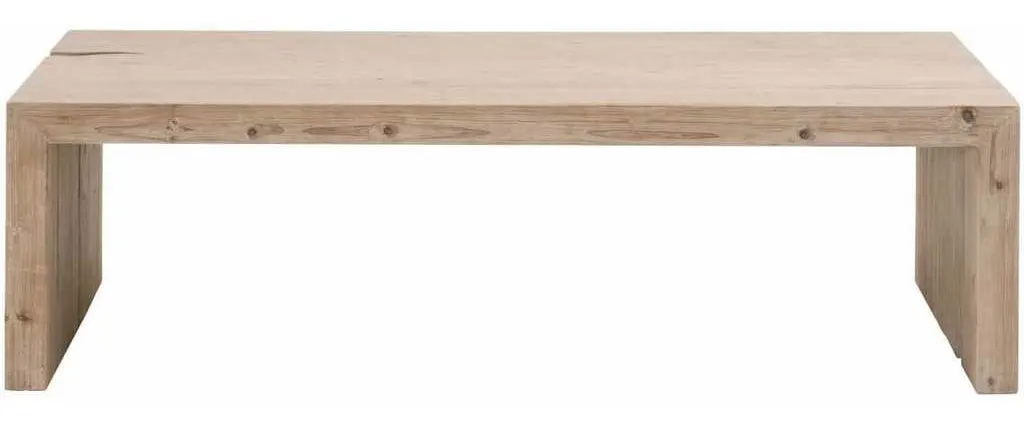 Essentials for Living 8098.SGRY-PNE Reed Coffee Table in Smoke Gray Pine Essentials for Living 8098.SGRY-PNE Reed Coffee Table in Smoke Gray Pine