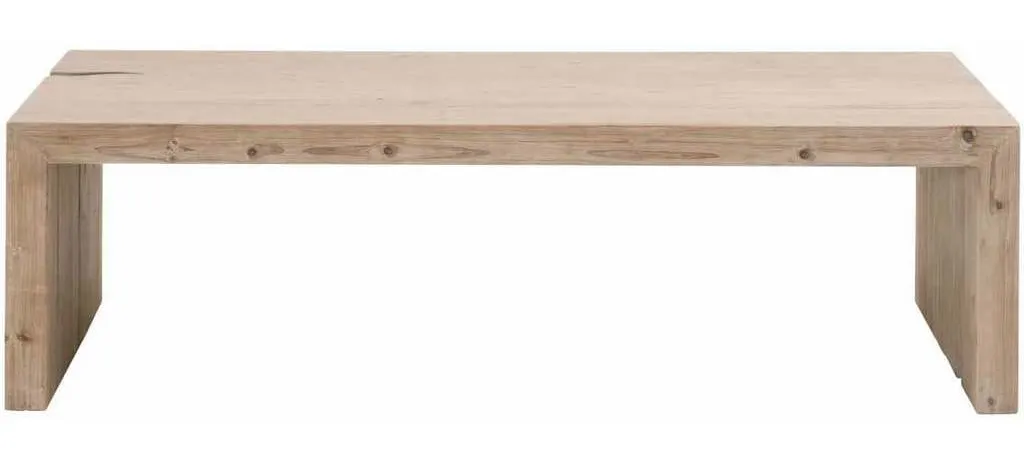 Essentials for Living 8098.SGRY-PNE Reed Coffee Table in Smoke Gray Pine Essentials for Living 8098.SGRY-PNE Reed Coffee Table in Smoke Gray Pine
