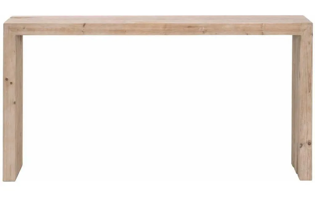 Essentials for Living 8100.SGRY-PNE Reed Console Table in Smoke Gray Pine Essentials for Living 8100.SGRY-PNE Reed Console Table in Smoke Gray Pine