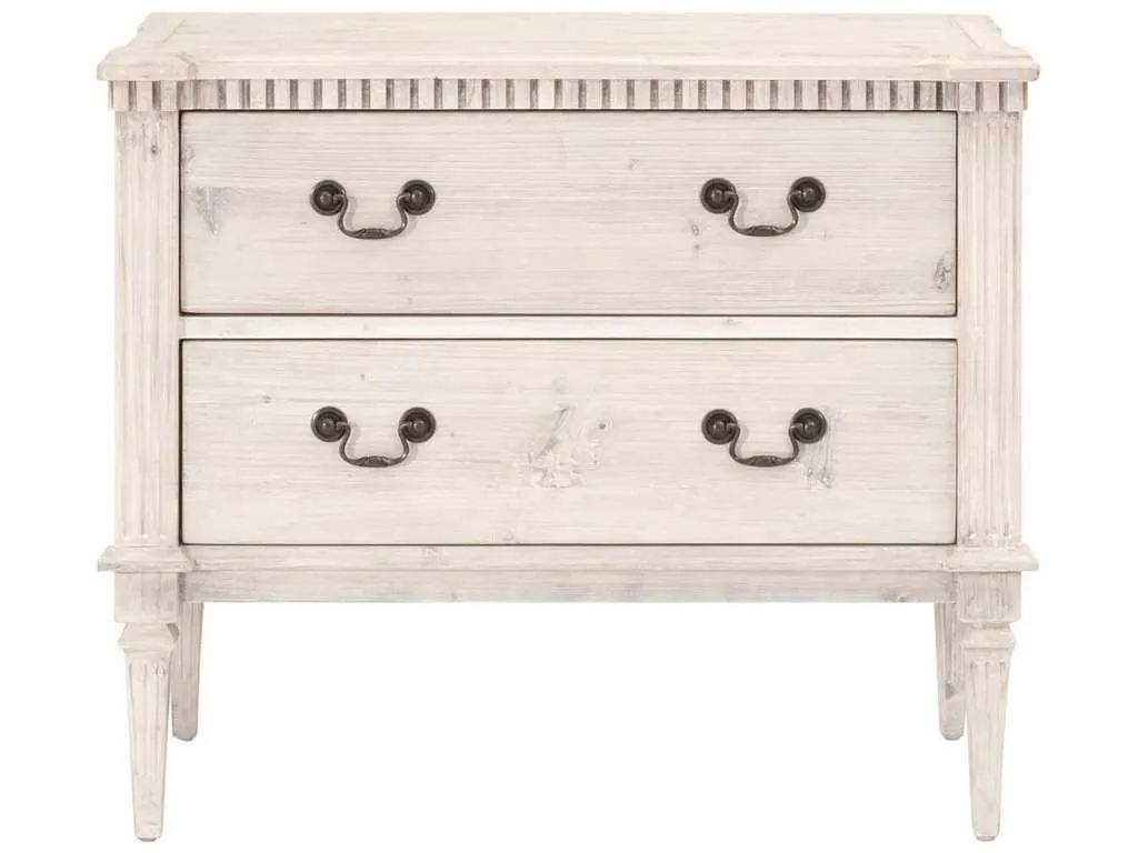 Essentials For Living 8063.WW-PNE  Rhone Accent Chest in White Wash Pine