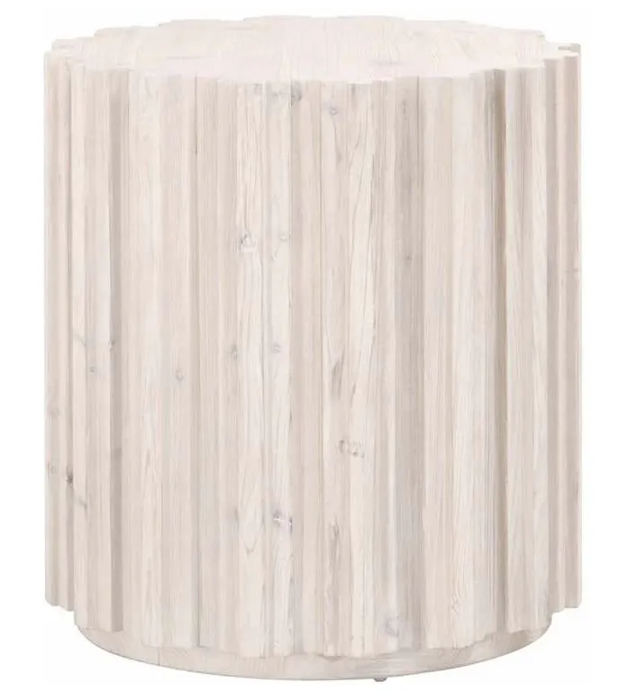 Essentials for Living 8105.WW-PNE Roma End Table in White Wash Pine Essentials for Living 8105.WW-PNE Roma End Table in White Wash Pine