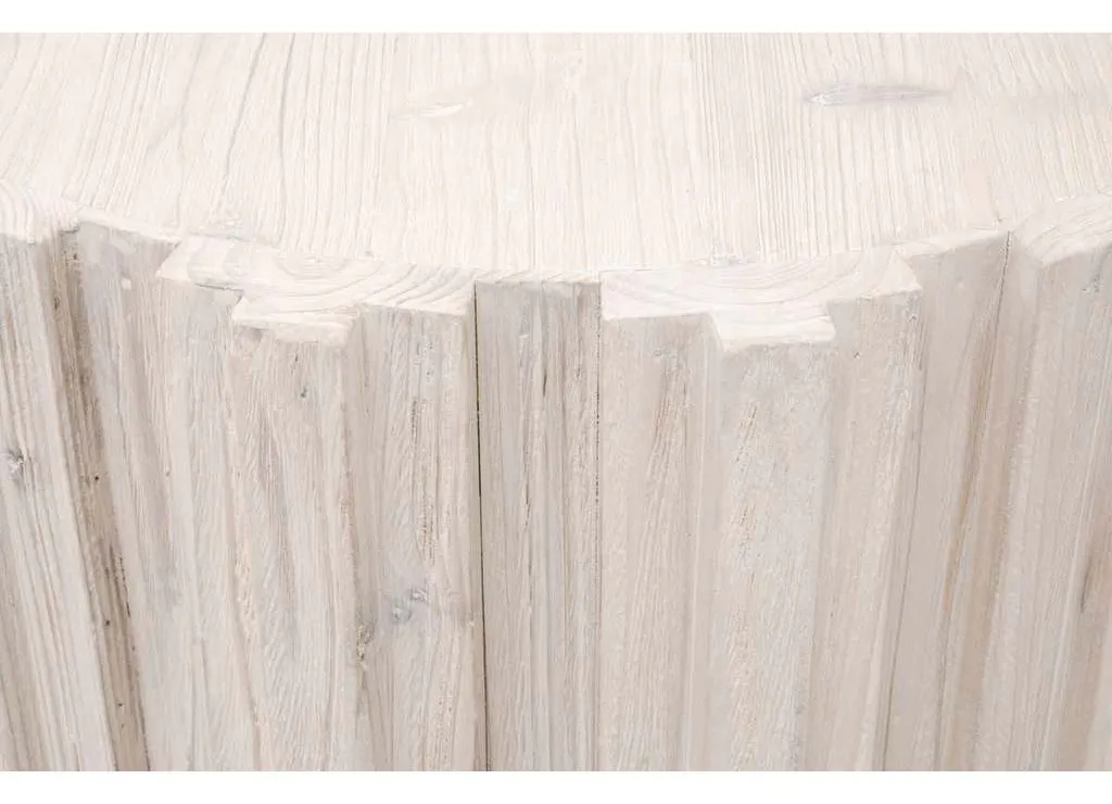 Essentials for Living 8105.WW-PNE Roma End Table in White Wash Pine Essentials for Living 8105.WW-PNE Roma End Table in White Wash Pine