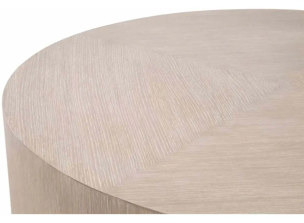 Essentials For Living 4608-L.NGO/SLV Roto Large Coffee Table in Natural Gray Oak Brushed Silver Essentials For Living 4608-L.NGO/SLV Roto Large Coffee Table in Natural Gray Oak Brushed Silver