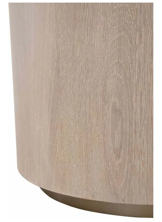 Essentials For Living 4609-L.NGO/SLV Roto Large End Table in Natural Gray Oak Brushed Silver Essentials For Living 4609-L.NGO/SLV Roto Large End Table in Natural Gray Oak Brushed Silver