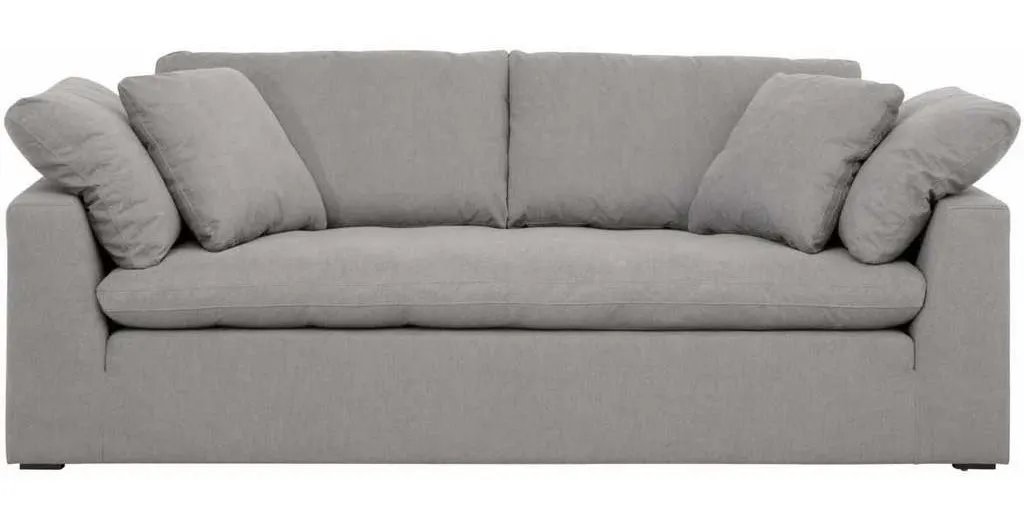 Essentials for Living 6610-3.LPSLA Sky 96 inch Sofa in LiveSmart Peyton Slate Espresso Essentials for Living 6610-3.LPSLA Sky 96 inch Sofa in LiveSmart Peyton Slate Espresso