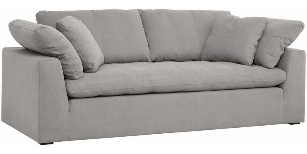 Essentials for Living 6610-3.LPSLA Sky 96 inch Sofa in LiveSmart Peyton Slate Espresso Essentials for Living 6610-3.LPSLA Sky 96 inch Sofa in LiveSmart Peyton Slate Espresso