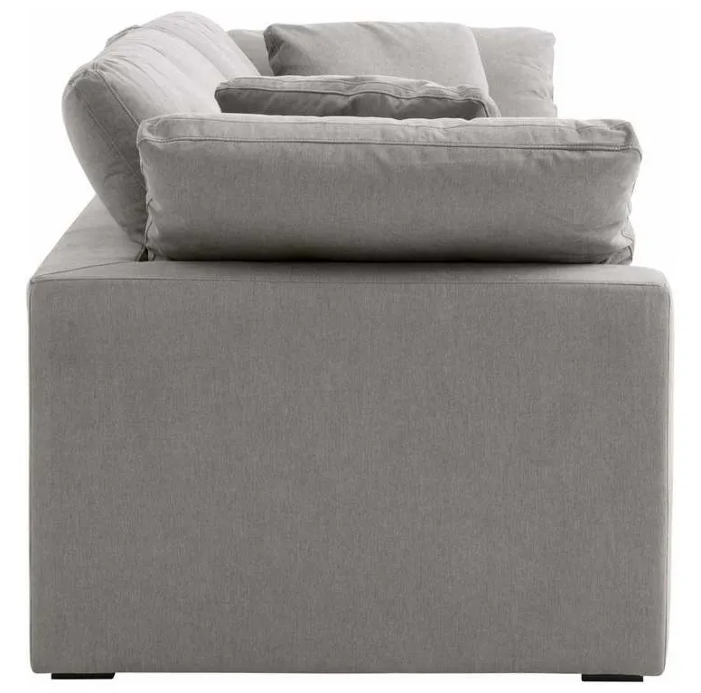 Essentials for Living 6610-3.LPSLA Sky 96 inch Sofa in LiveSmart Peyton Slate Espresso Essentials for Living 6610-3.LPSLA Sky 96 inch Sofa in LiveSmart Peyton Slate Espresso