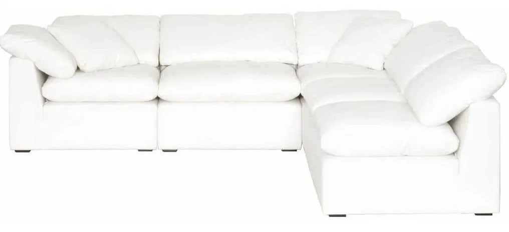 Essentials For Living 6610-1S.LPPRL Sky Modular Armless Chair in LiveSmart Peyton Pearl Espresso Essentials For Living 6610-1S.LPPRL Sky Modular Armless Chair in LiveSmart Peyton Pearl Espresso