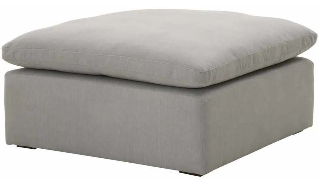 Essentials For Living 6610-0.LPSLA Sky Modular Ottoman in LiveSmart Peyton Slate Espresso Essentials For Living 6610-0.LPSLA Sky Modular Ottoman in LiveSmart Peyton Slate Espresso