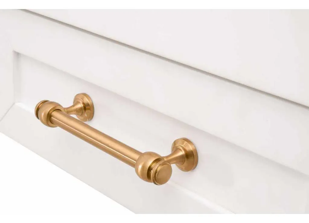 Essentials for Living 6138.WHT/BBRS Stella Narrow Console Table in Matte White Essentials for Living 6138.WHT/BBRS Stella Narrow Console Table in Matte White