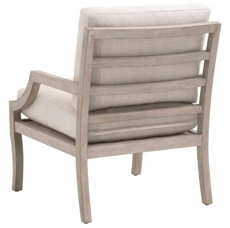 Essentials for Living 6655.BISQ/NGBE Stratton Club Chair in Bisque Natural Gray Beech Essentials for Living 6655.BISQ/NGBE Stratton Club Chair in Bisque Natural Gray Beech